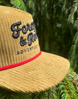 Corduroy Throwback Rope Snapback