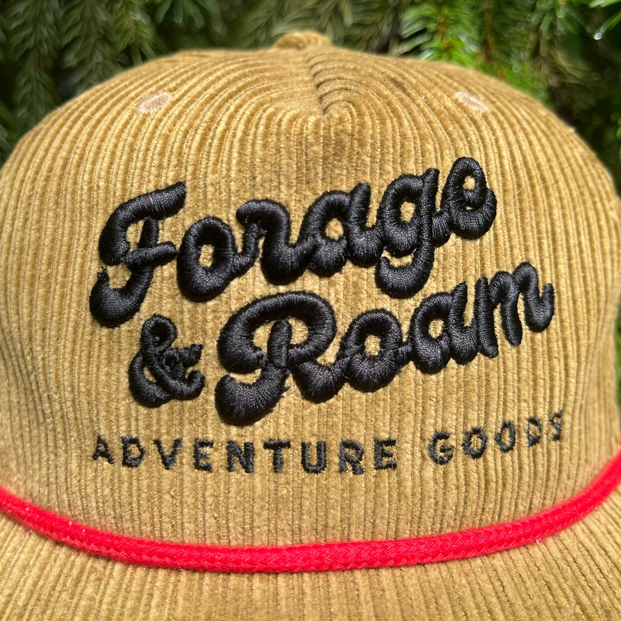 Corduroy Throwback Rope Snapback