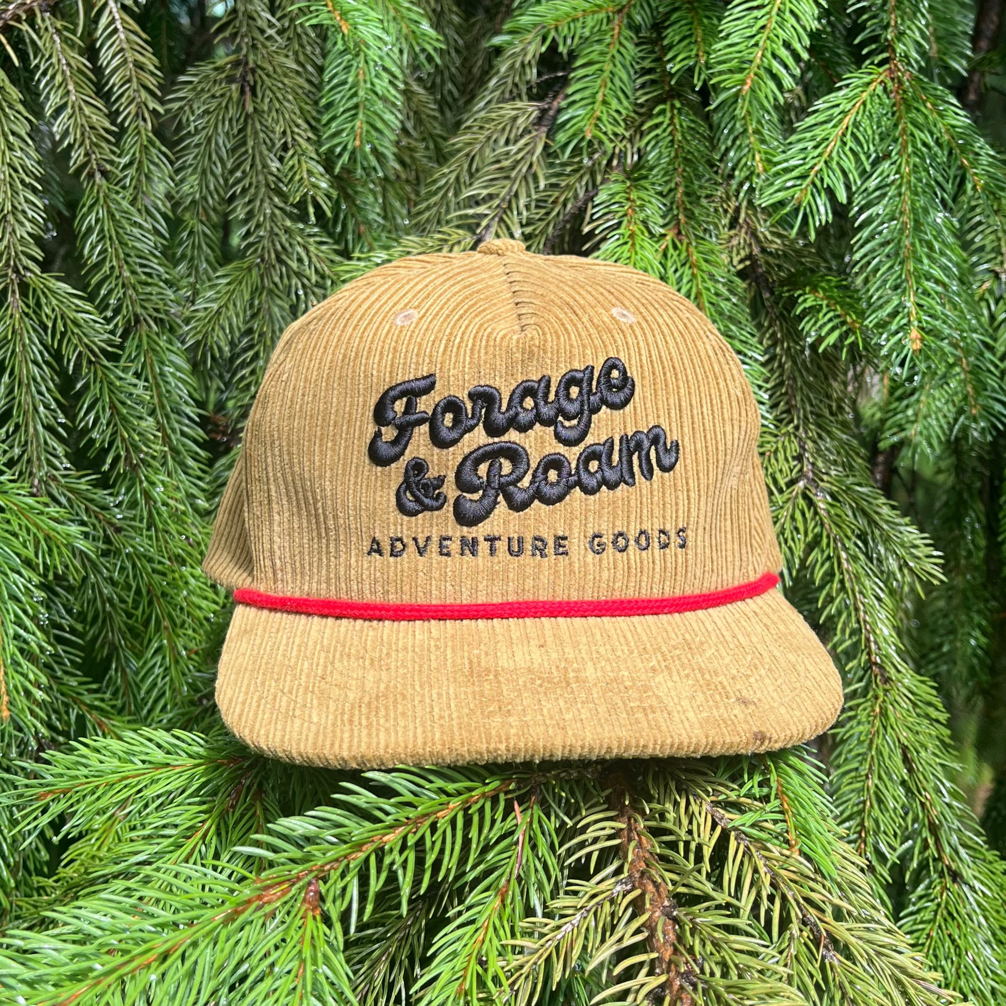 Corduroy Throwback Rope Snapback