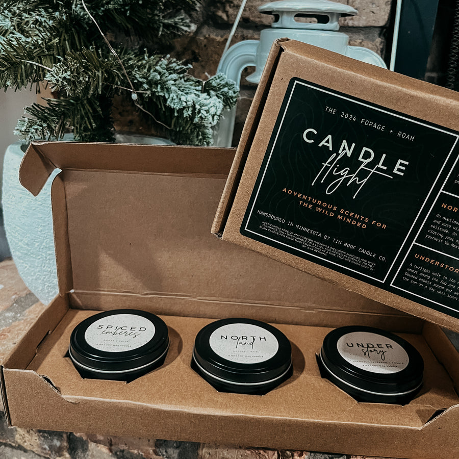 Forage + Roam Soy Candle Flight