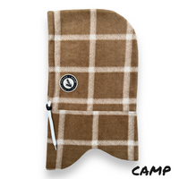 Burlap Plaid Camp Hood